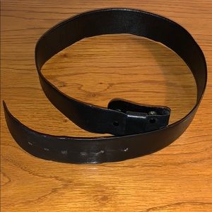 Miller Men’s 34W Black Leather Belt Strap